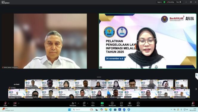 
 BNN Tingkatkan Kualitas Keterbukaan Informasi Publik Melalui Pelatihan PPID Nasional 2025