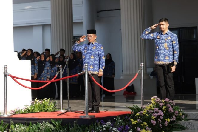 
 Gubernur Andra Soni Tekankan Soliditas ASN dan Transformasi Digital pada Peringatan HUT ke-54 Korpri Banten