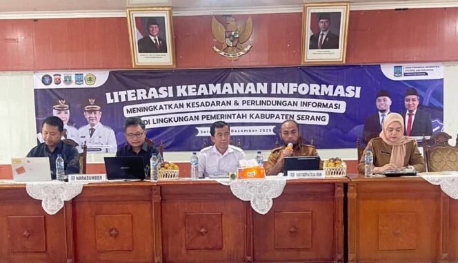 
 Diskominfo Kabupaten Serang Tingkatkan Literasi Keamanan Informasi untuk Lindungi Data Pribadi ASN