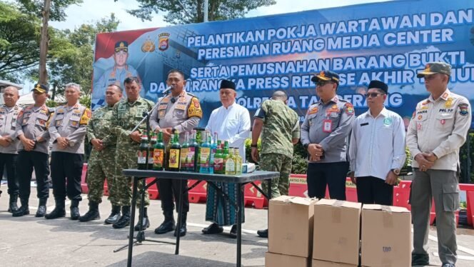 
 Kriminalitas di Tangerang Turun 16,6 Persen Sepanjang 2025, Narkotika dan Lalu Lintas Jadi Perhatian