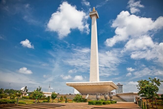 
 National Monument Monas. Merdeka Square, Central Jakarta, Indonesia