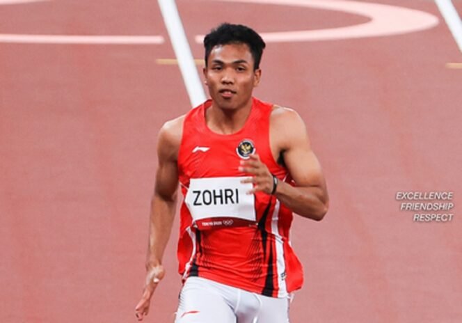 
 Lalu Muhammad Zohri Cetak Sejarah di SEA Games 2025 dengan Medali Perak Nomor Lari 100 Meter